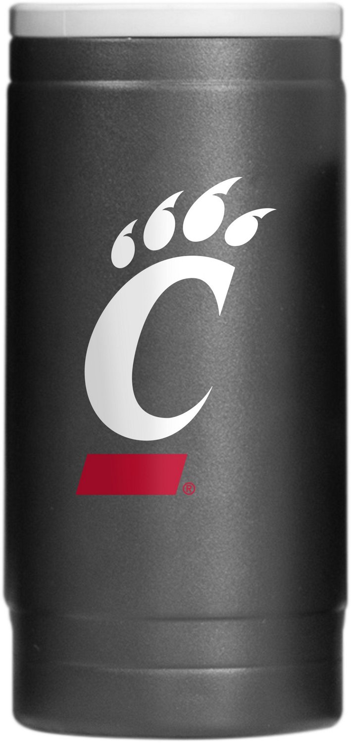 Logo Brands University of Cincinnati Flip Powder Slim Can Coolie Academy