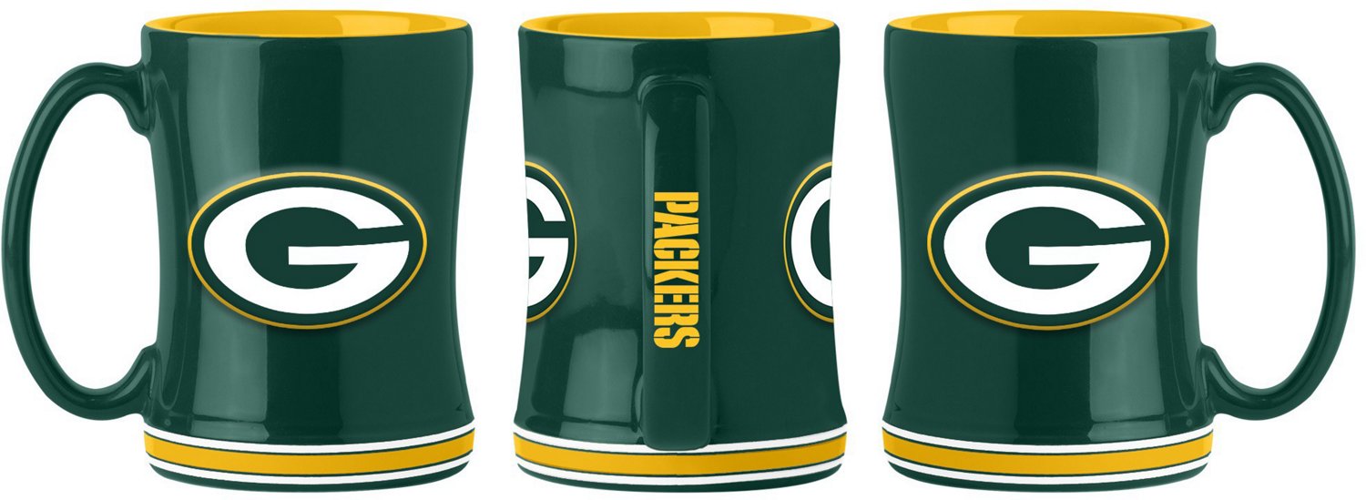 Logo Brands Green Bay Packers 14 oz Relief Mug - view number 1