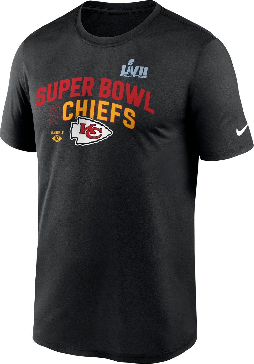 Nike Men's Kansas City Chiefs 22 Super Bowl LVII Bound Team Logo Lock ...