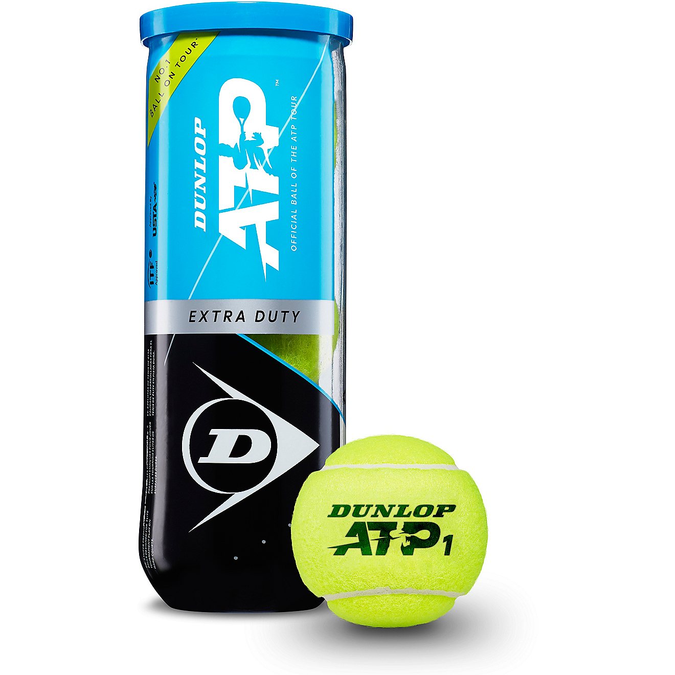 Dunlop ATP Tour Gold XS Tennis Balls 3 Pack                                                                                      - view number 1