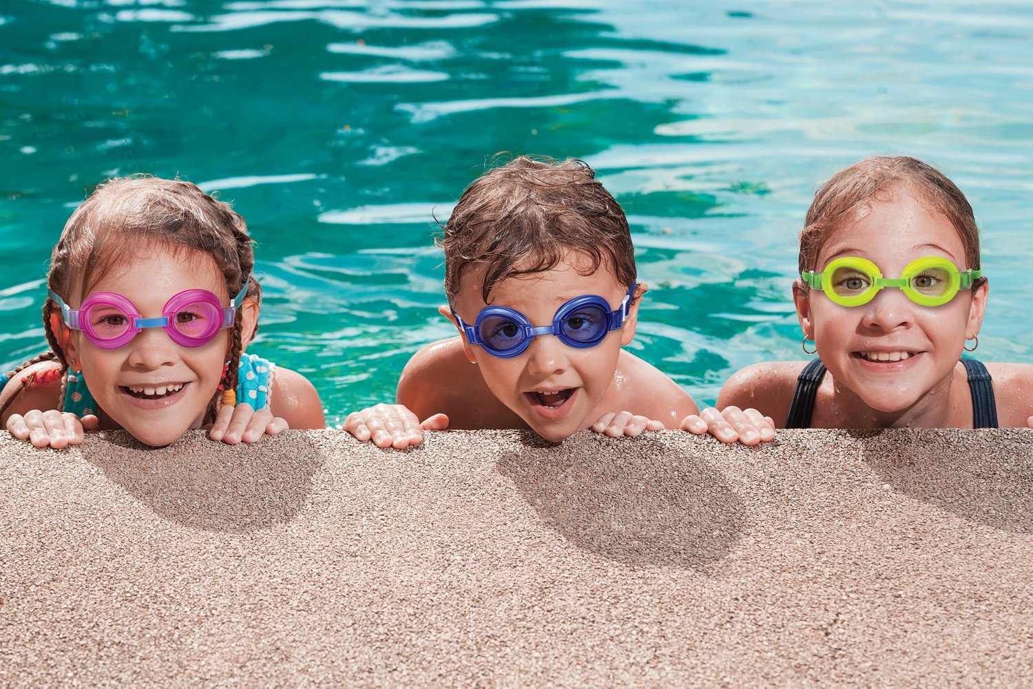 Poolmaster Toddlers' Lil’ Guppies Goggles 4-Pack                                                                               - view number 3