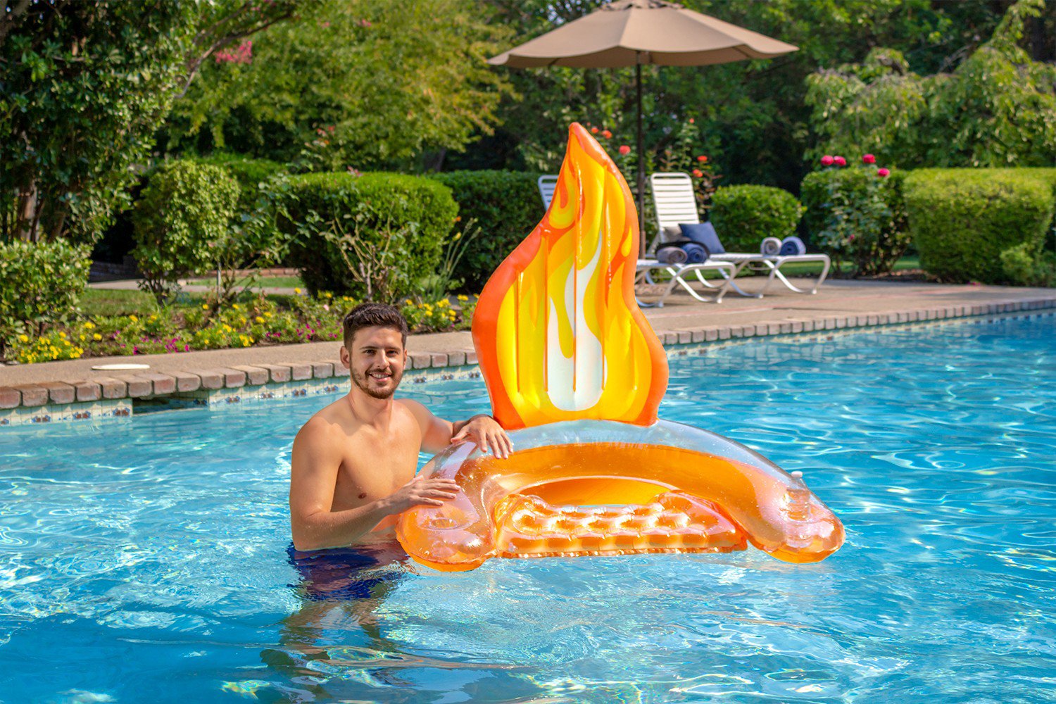 Poolmaster Flame Pool Float Sling Chair                                                                                          - view number 3