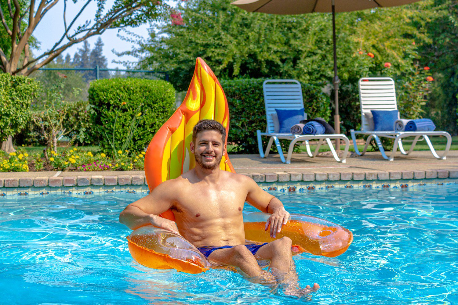 Poolmaster Flame Pool Float Sling Chair                                                                                          - view number 6