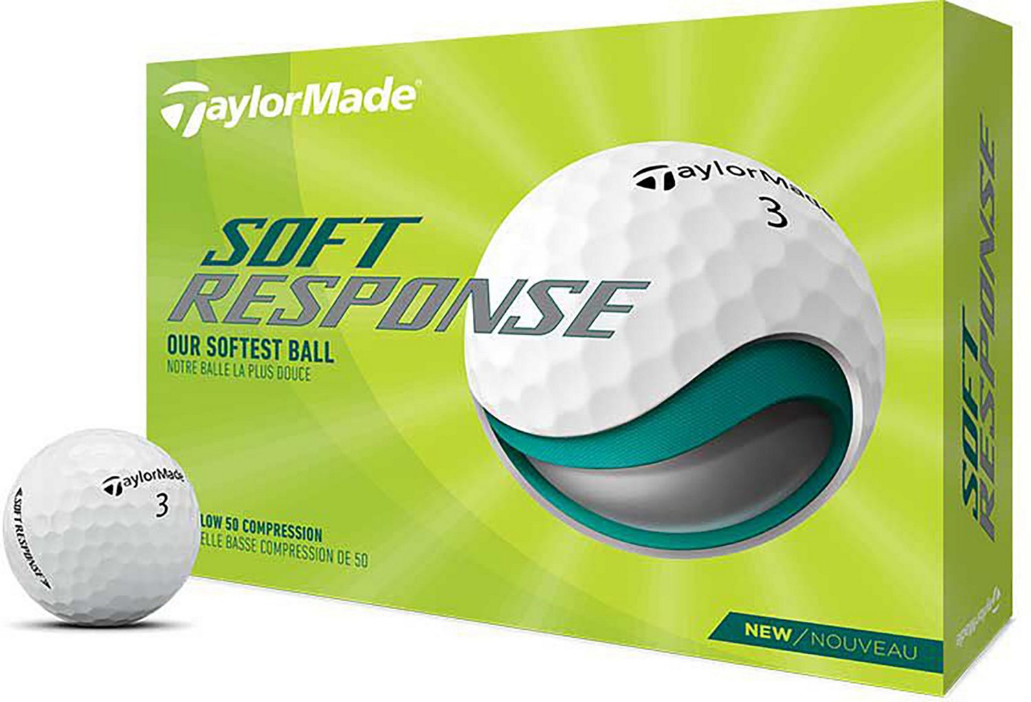 TaylorMade 2022 Soft Response Golf Balls | Academy TaylorMade 2022 Soft Response Golf Balls | Academy