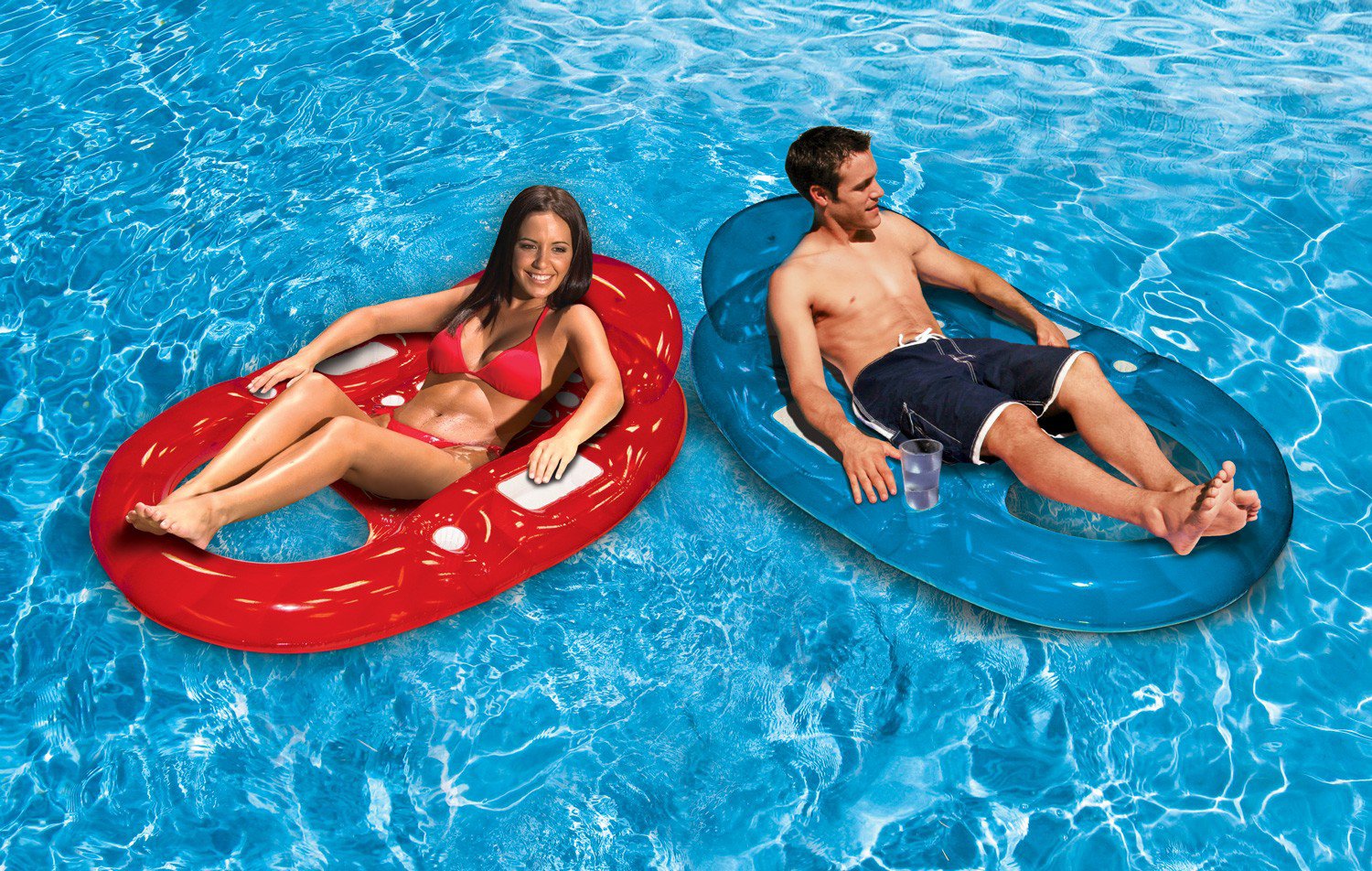 Poolmaster Deluxe French Pool Float Lounges 2-Pack                                                                               - view number 3