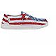Hey Dude Women's Wendy Patriotic Star Spangled Mocs                                                                              - view number 1 selected