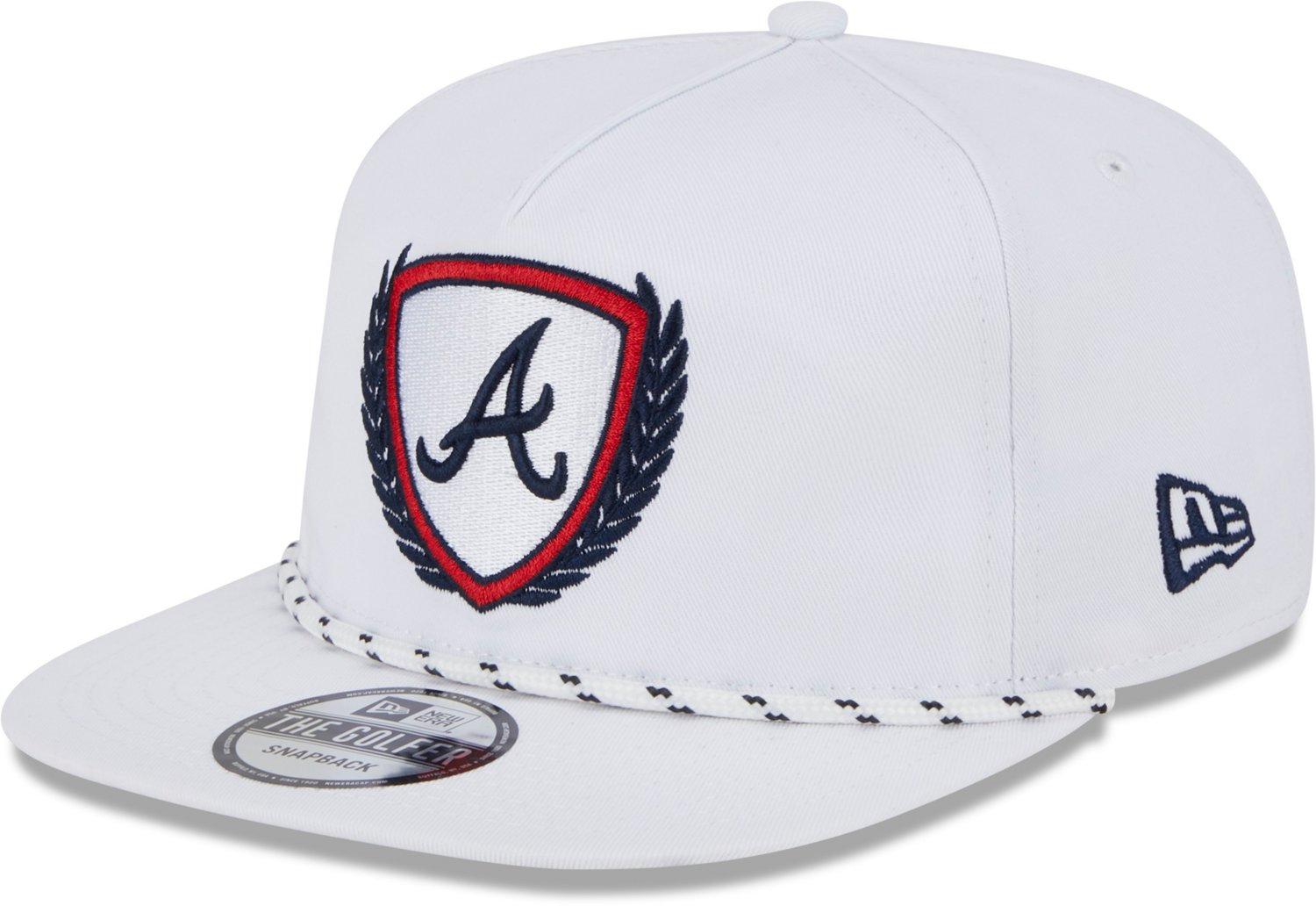New Era MLB 9FIFTY Basic Adjustable Snapback Hat Cap One Size Fits All  (Atlanta Braves) Multi