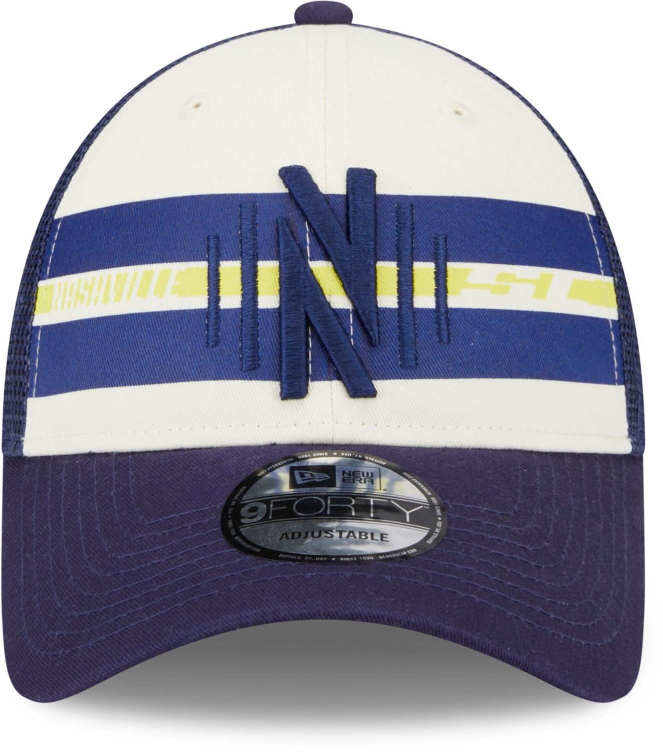 New Era Men's Nashville SC Team Stripes 9FORTY Cap - view number 2
