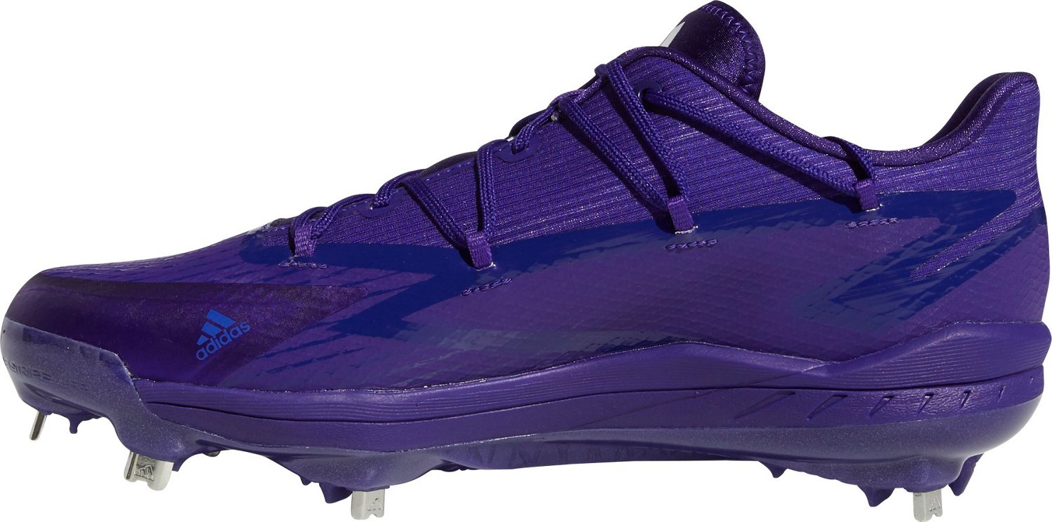 Purple adidas baseball cleats clearance