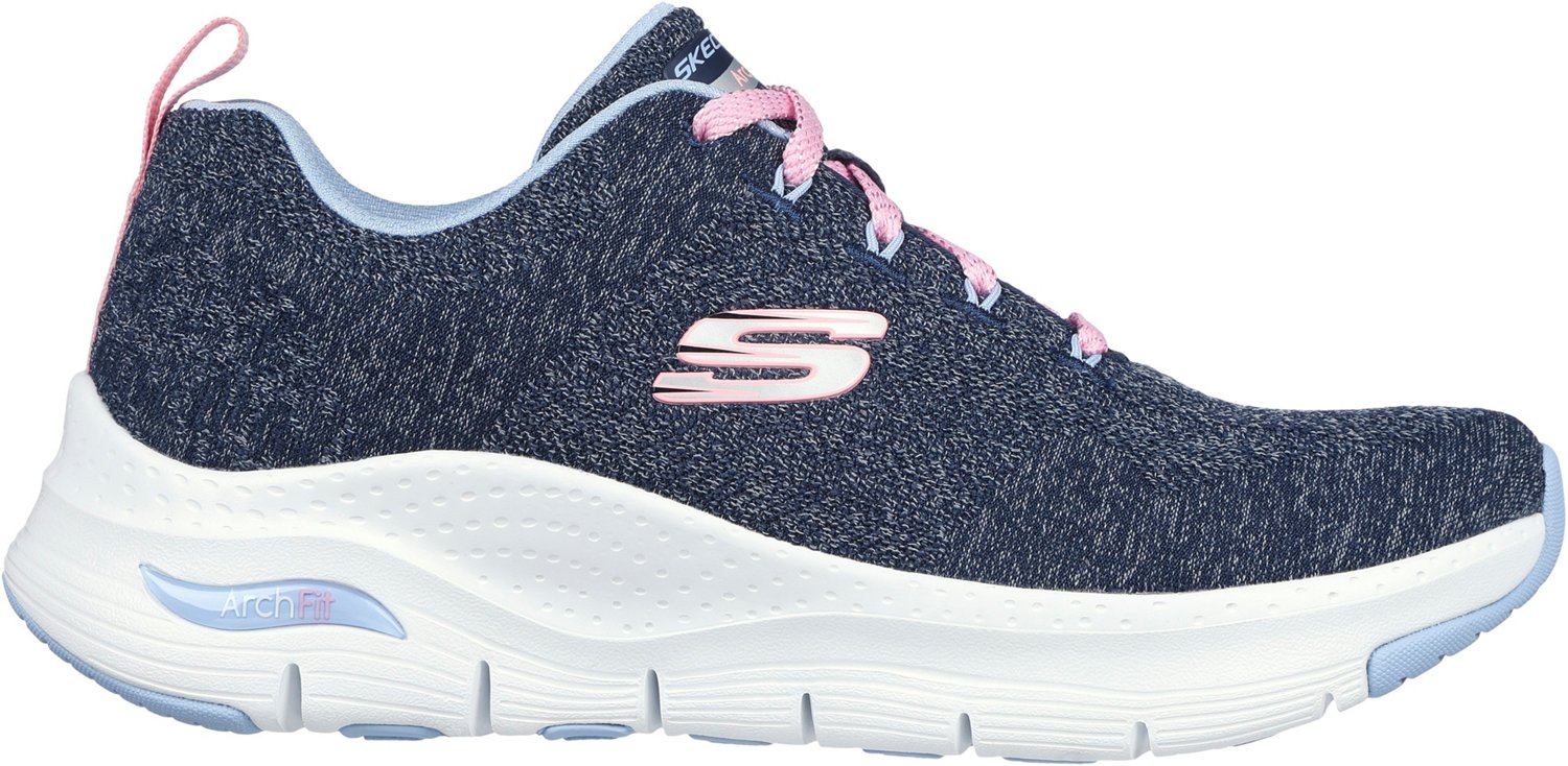 Skechers Women's Arch Fit Comfy Wave Medium/Wide Sneaker