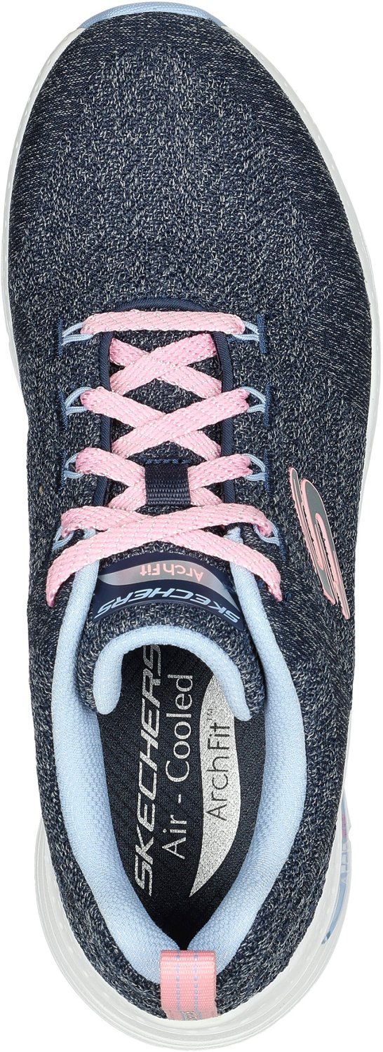 Skechers Arch Fit Comfy Wave Lightweight Walking Shoes-Women