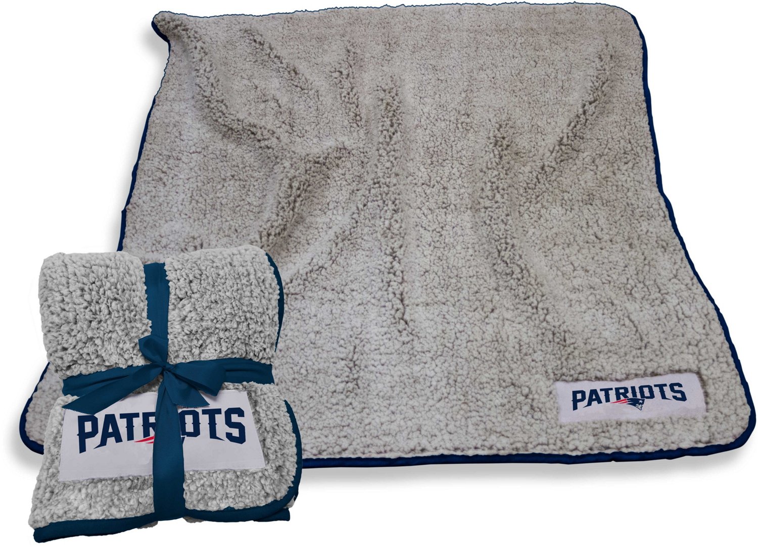 Logo Brands New England Patriots Frosty Fleece Throw