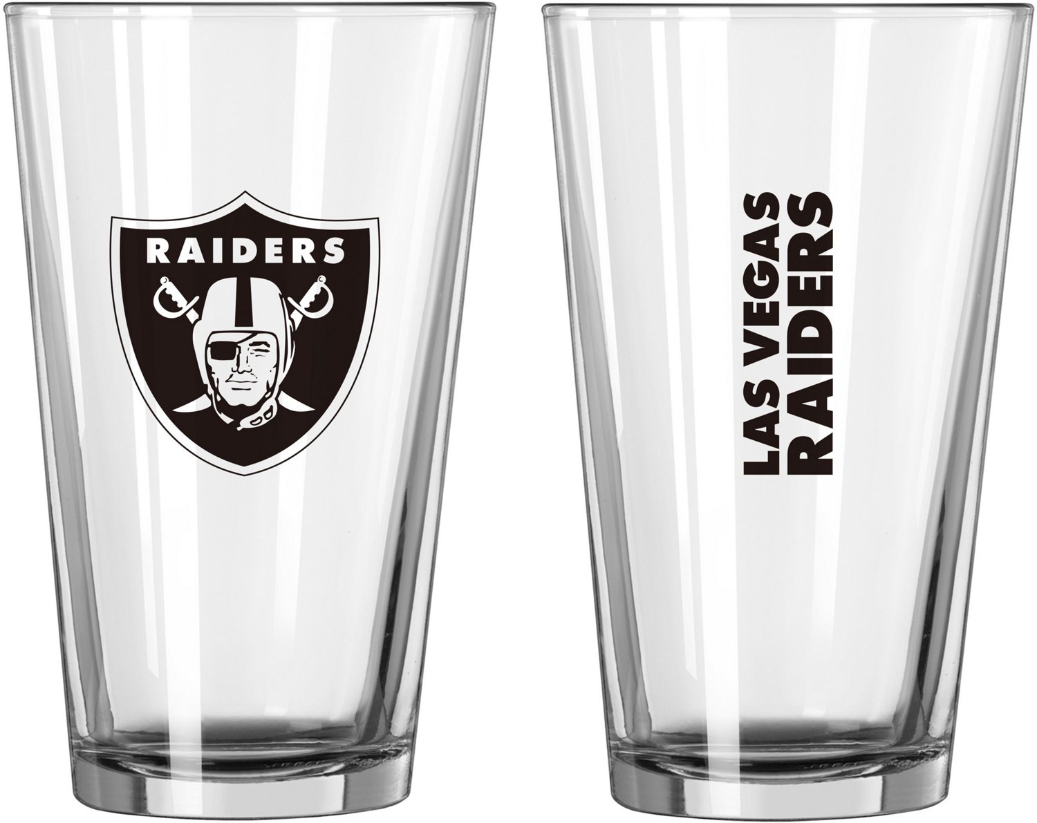 Logo Brands Las Vegas Raiders 16 oz Gameday Pint Glass