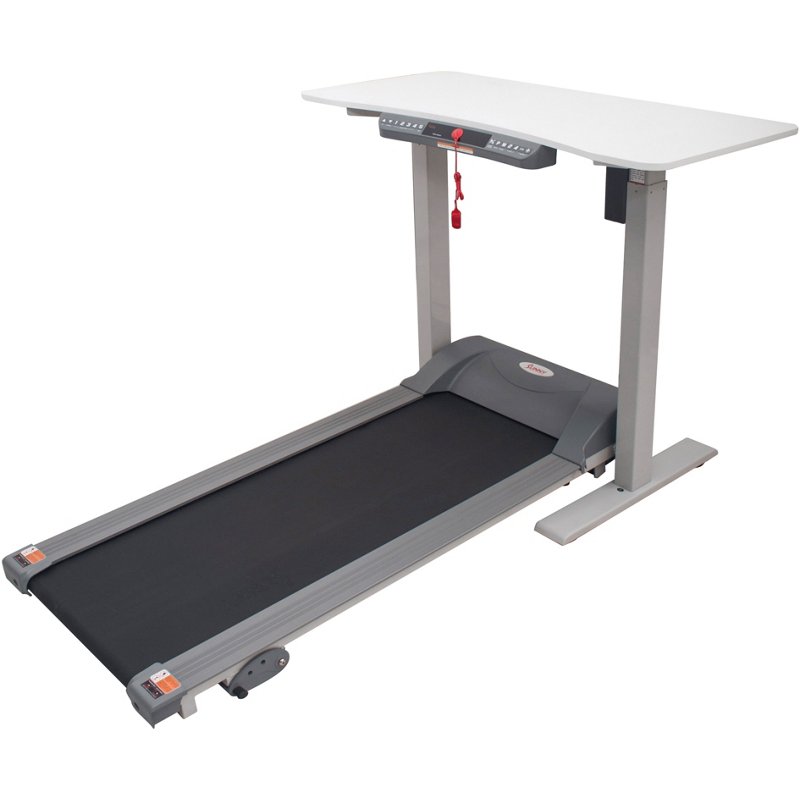 Sunny Health & Fitness Height Adjustable Electric Workstation Treadmill