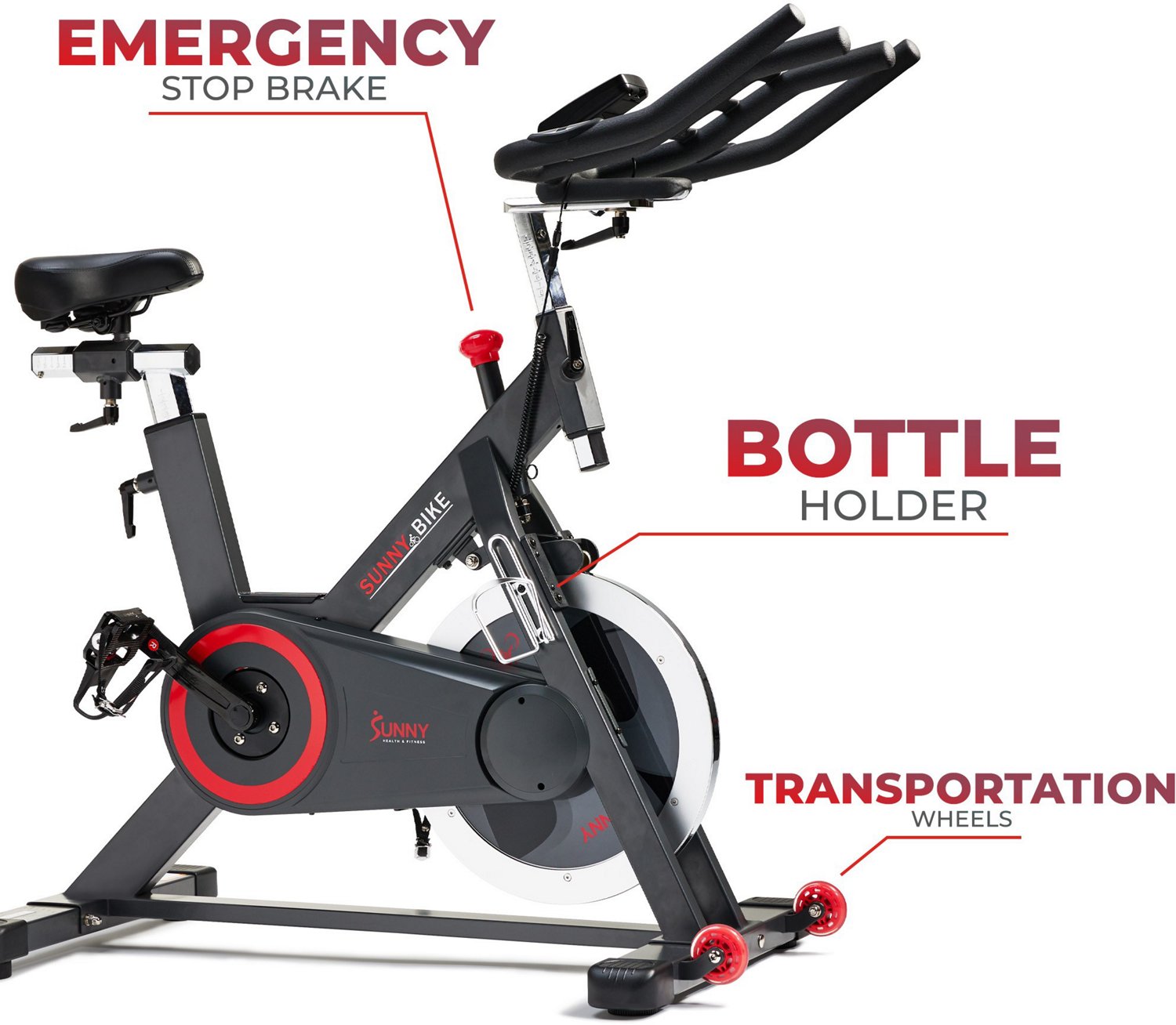Sunny Health & Fitness Premium Smart Indoor Cycling Stationary Bike - view number 4