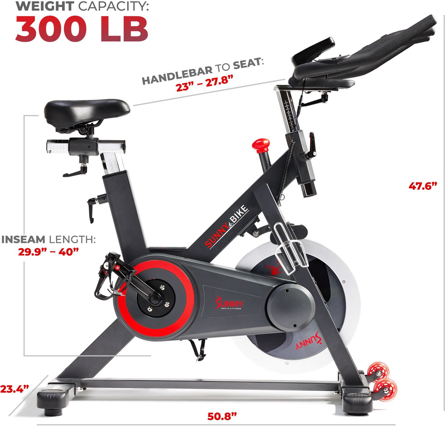 Sunny Health & Fitness Premium Smart Indoor Cycling Stationary Bike - view number 7