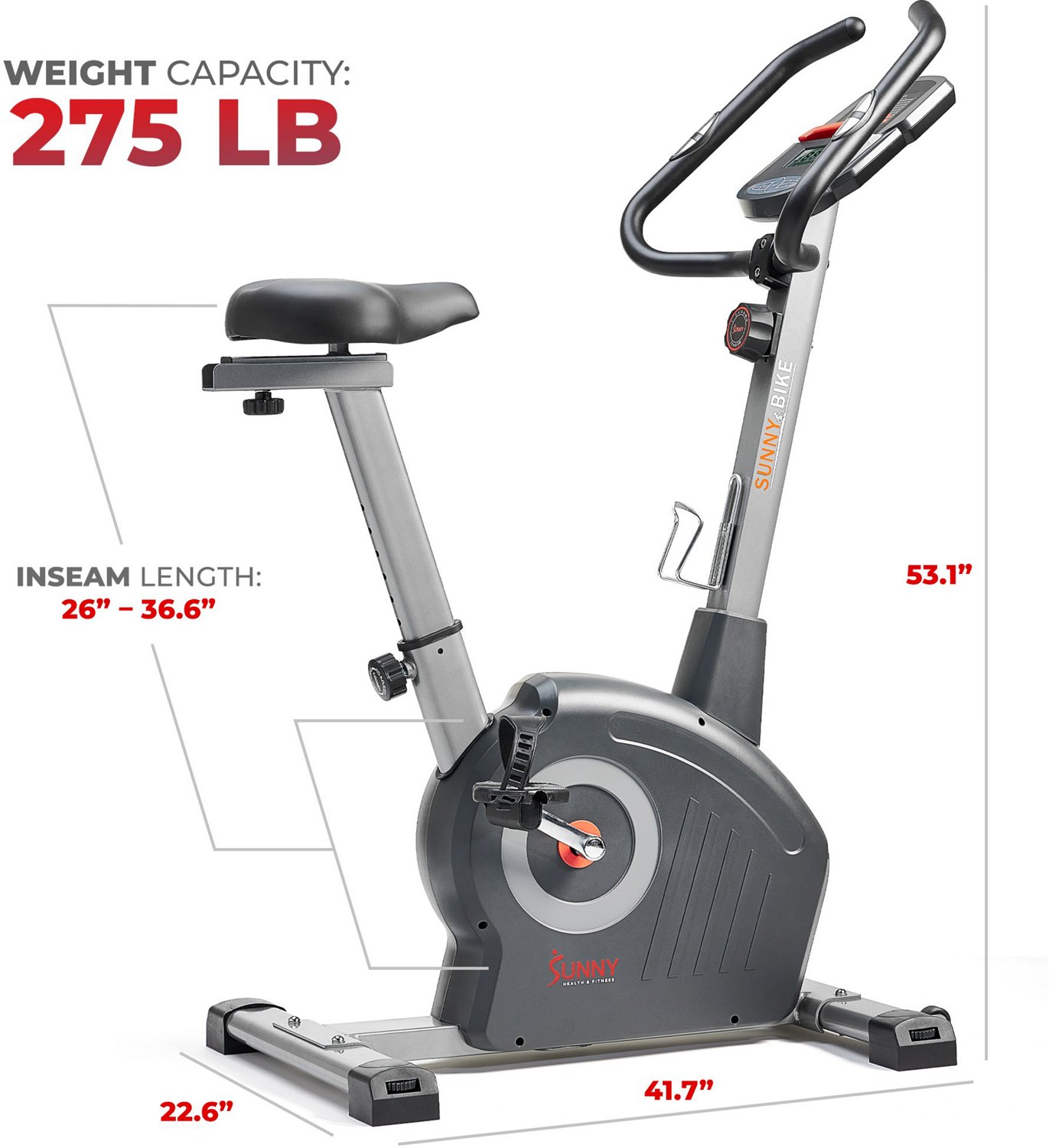Sunny Health & Fitness Elite Interactive Series Magnetic Smart Exercise Bike - view number 2