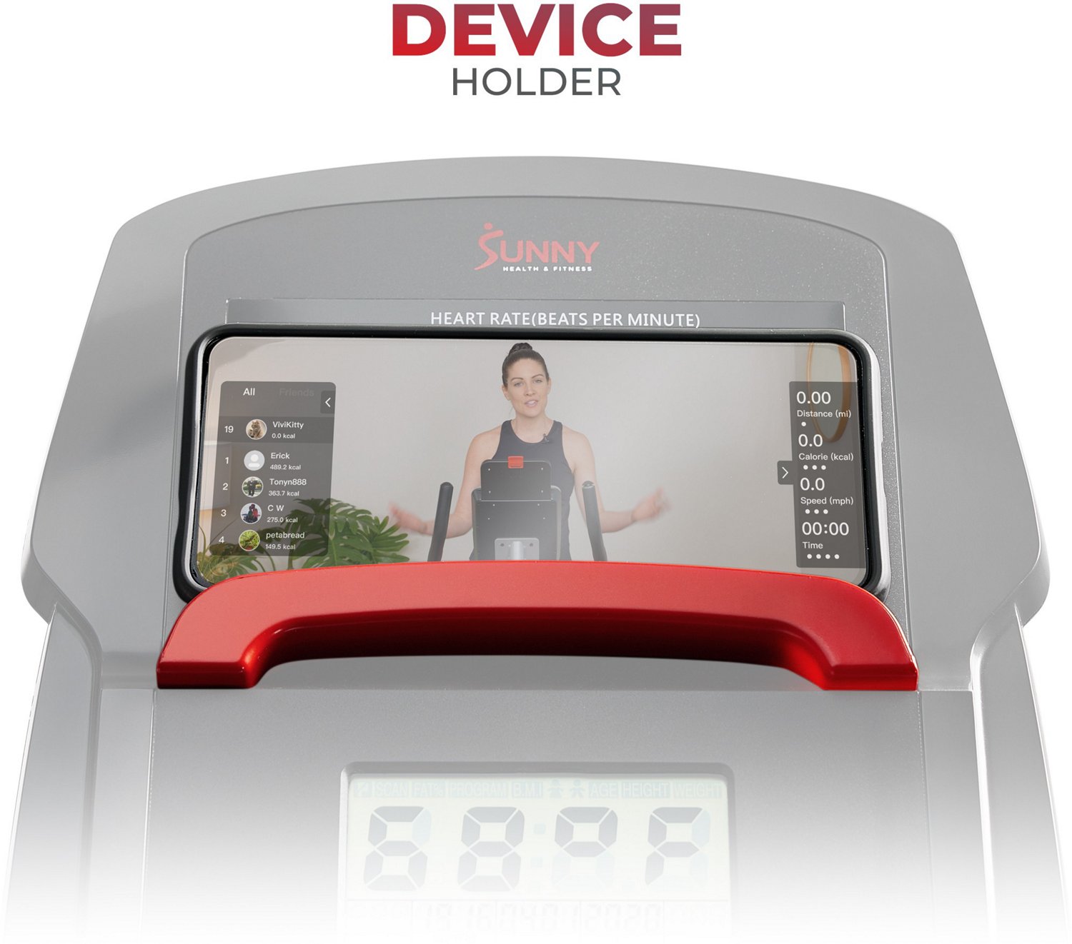 Sunny Health & Fitness Elite Interactive Series Magnetic Smart Exercise Bike - view number 5