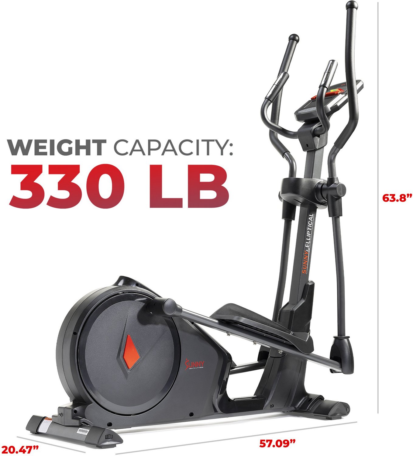 Sunny Health & Fitness Premium Smart Trainer Elliptical Machine  - view number 2