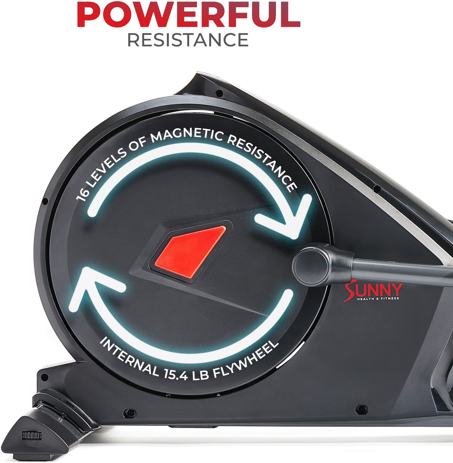 Sunny Health & Fitness Premium Smart Trainer Elliptical Machine  - view number 5