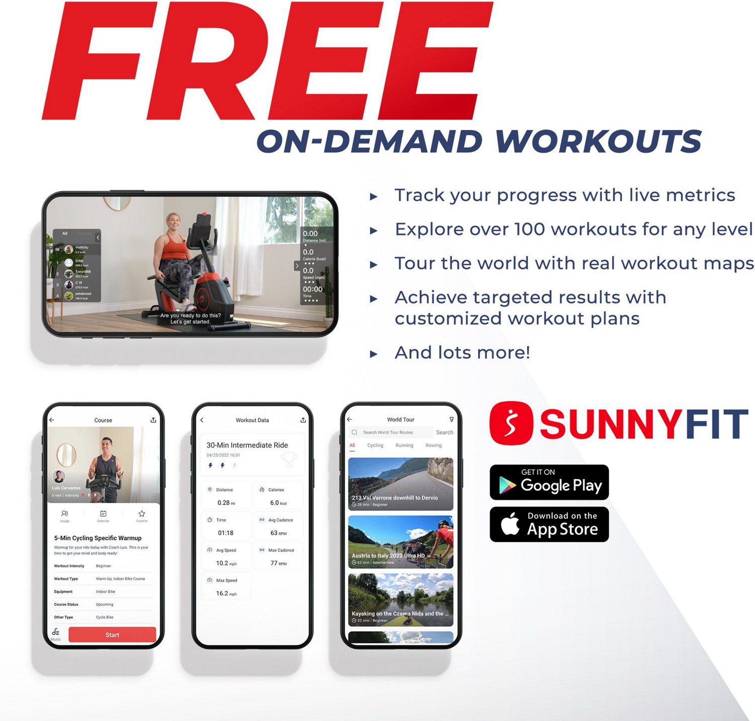 Sunny Health & Fitness Elite Interactive Series Smart Elliptical Trainer - view number 2