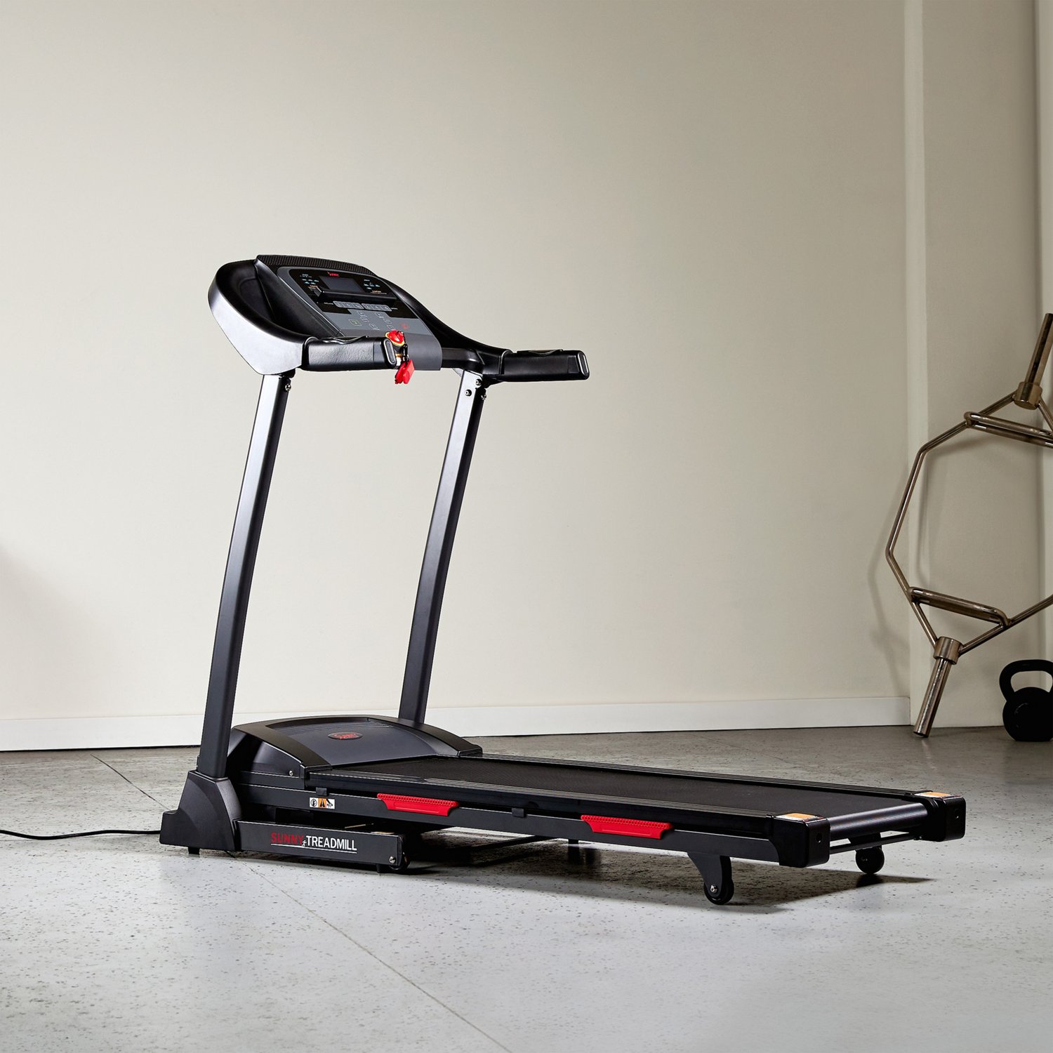 Sunny Health & Fitness Premium Folding Auto-Incline Smart Treadmill                                                              - view number 7