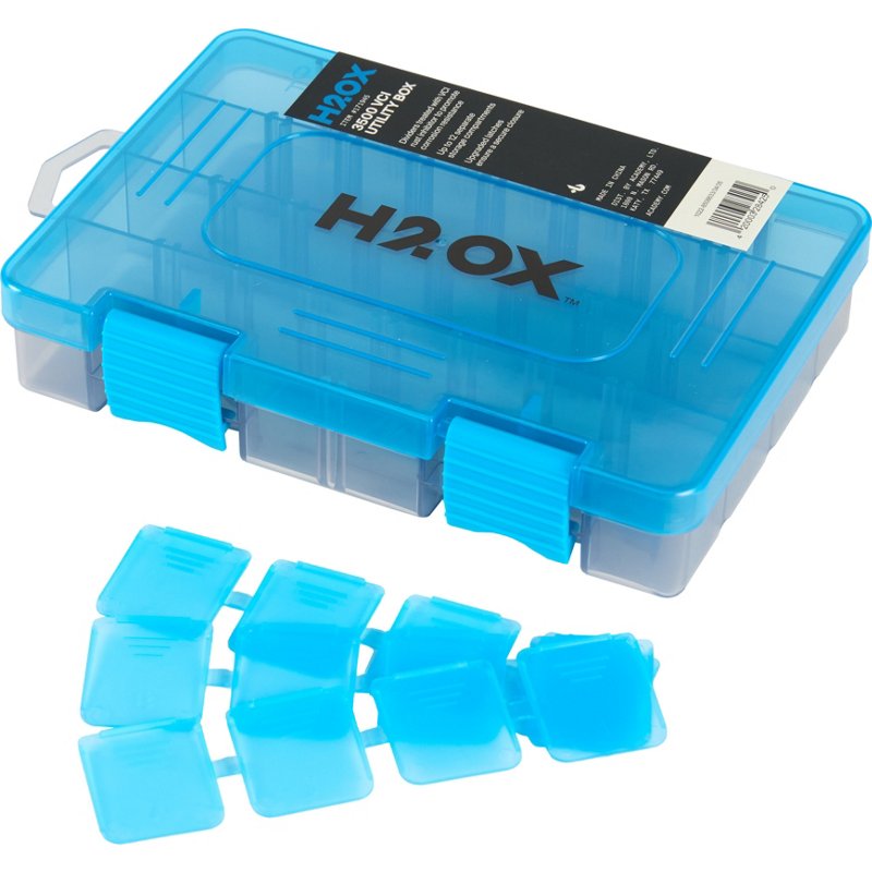 H2OX 3500 Premium Utility Box W/ VCI Inhibitor Gray/Blue - Tackle Utility Cases at Academy Sports