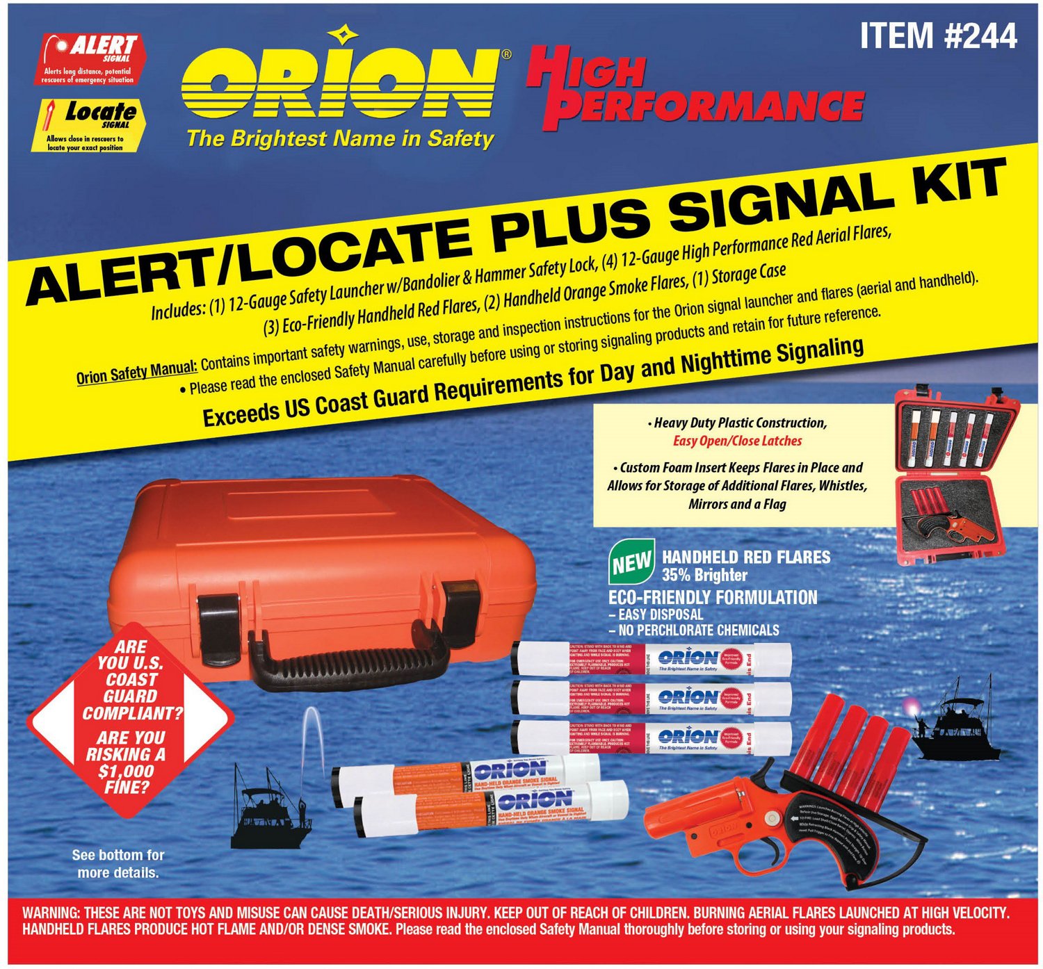 Orion Coastal Alert/Locate Plus Signal Kit Academy