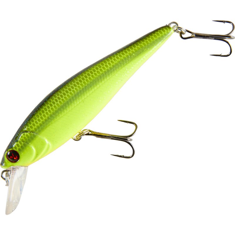 H2OX Premium Floating Jerk Shad Bait Chartreuse Shad - Frsh Water Hard Baits at Academy Sports