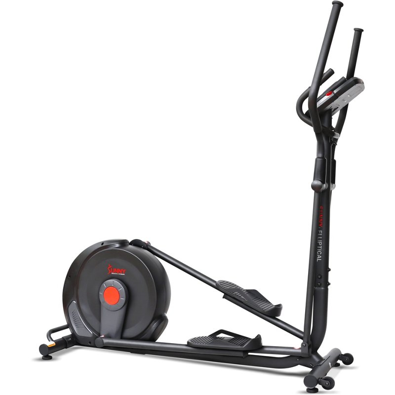 Sunny Health & Fitness Power Stride Advanced Cross Trainer Elliptical Machine Black - Steppers/Ellipticals at Academy Sports