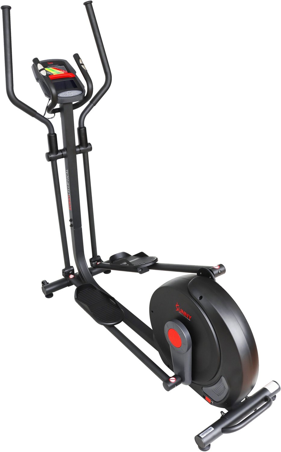 Sunny Health Fitness Power Stride Advanced Cross Trainer Elliptical Machine Academy