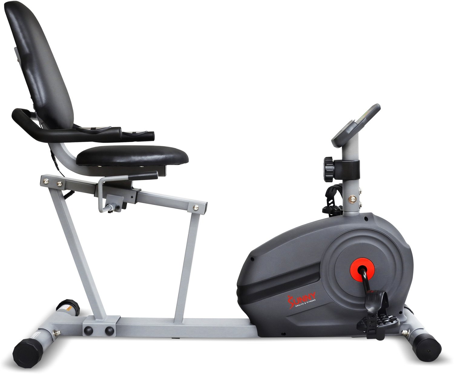 Sunny Health & Fitness Essential Series Magnetic Smart Recumbent Bike - view number 2
