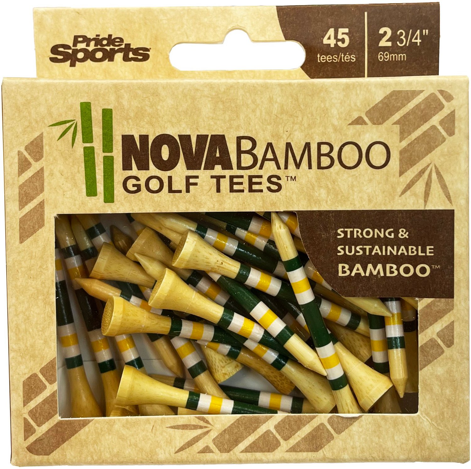 Pride Nova Bamboo Tees 45Pack Academy