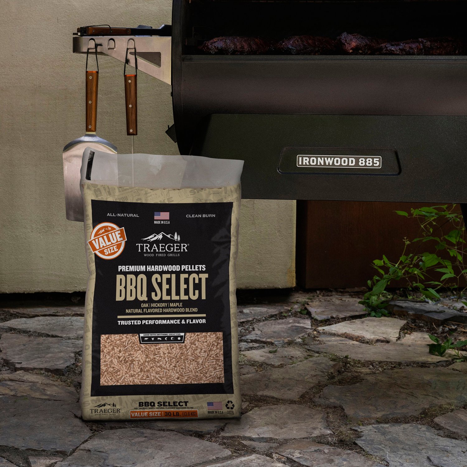 Traeger BBQ Select 30 lb Pellet Bag                                                                                              - view number 3