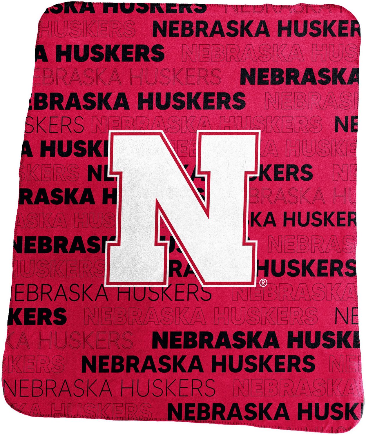 Logo Brands University of Nebraska Classic Throw Blanket Academy