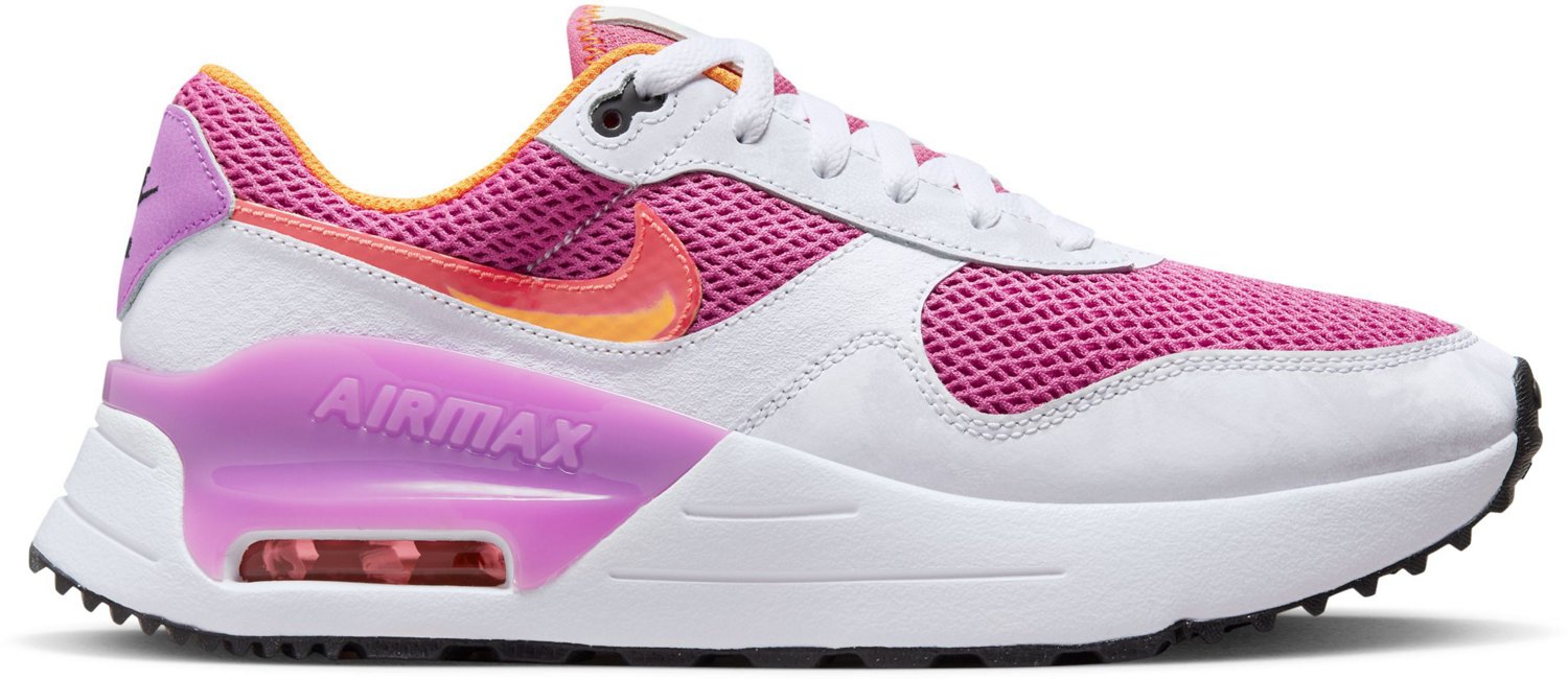 WHITE NIKE Womens Air Max Systm Sneaker