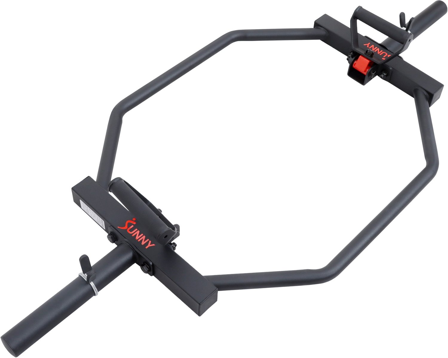 Sunny Health & Fitness Olympic Hex Bar - 400lb Capacity With Swivel Handles