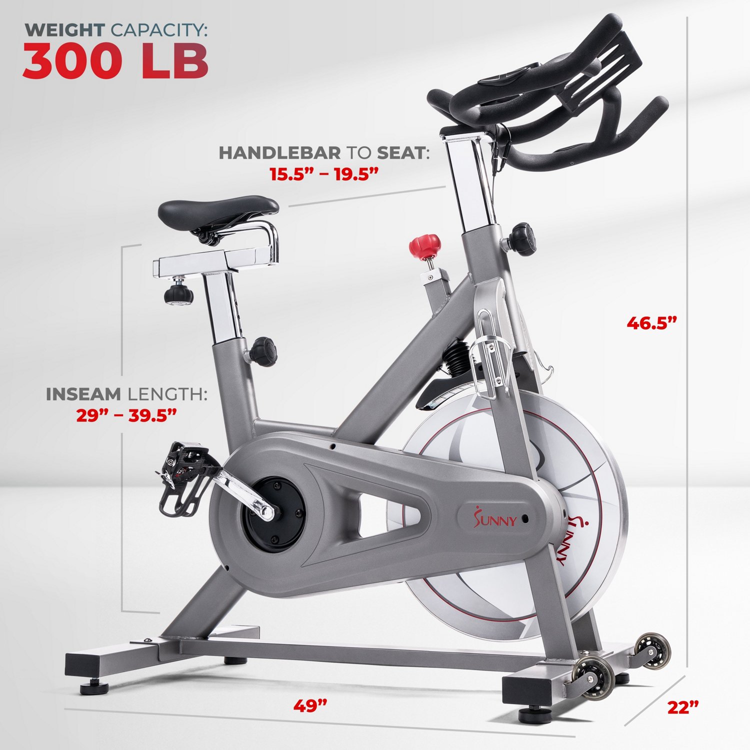 Sunny Health & Fitness Synergy Pro Magnetic Indoor Cycling Bike - view number 4