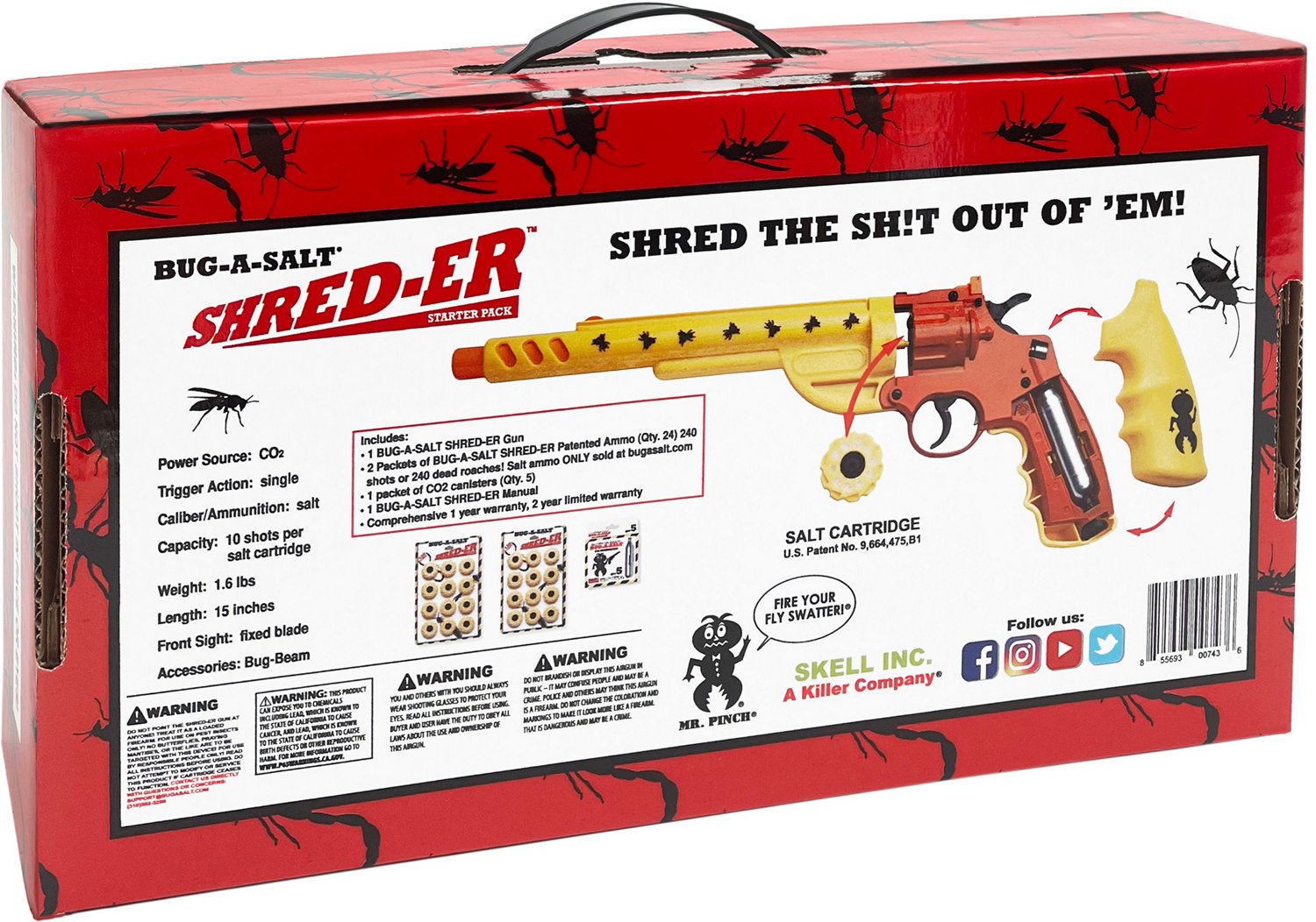 Bug-A-Salt SHRED-ER Revolver Kit