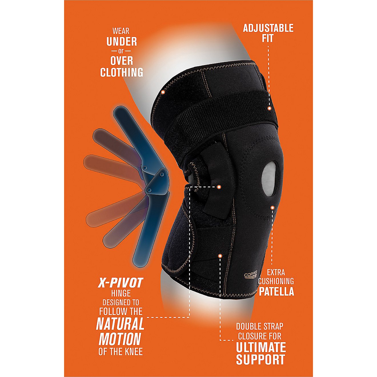Copper Fit ELITE Copper Infused Knee Brace                                                                                       - view number 3