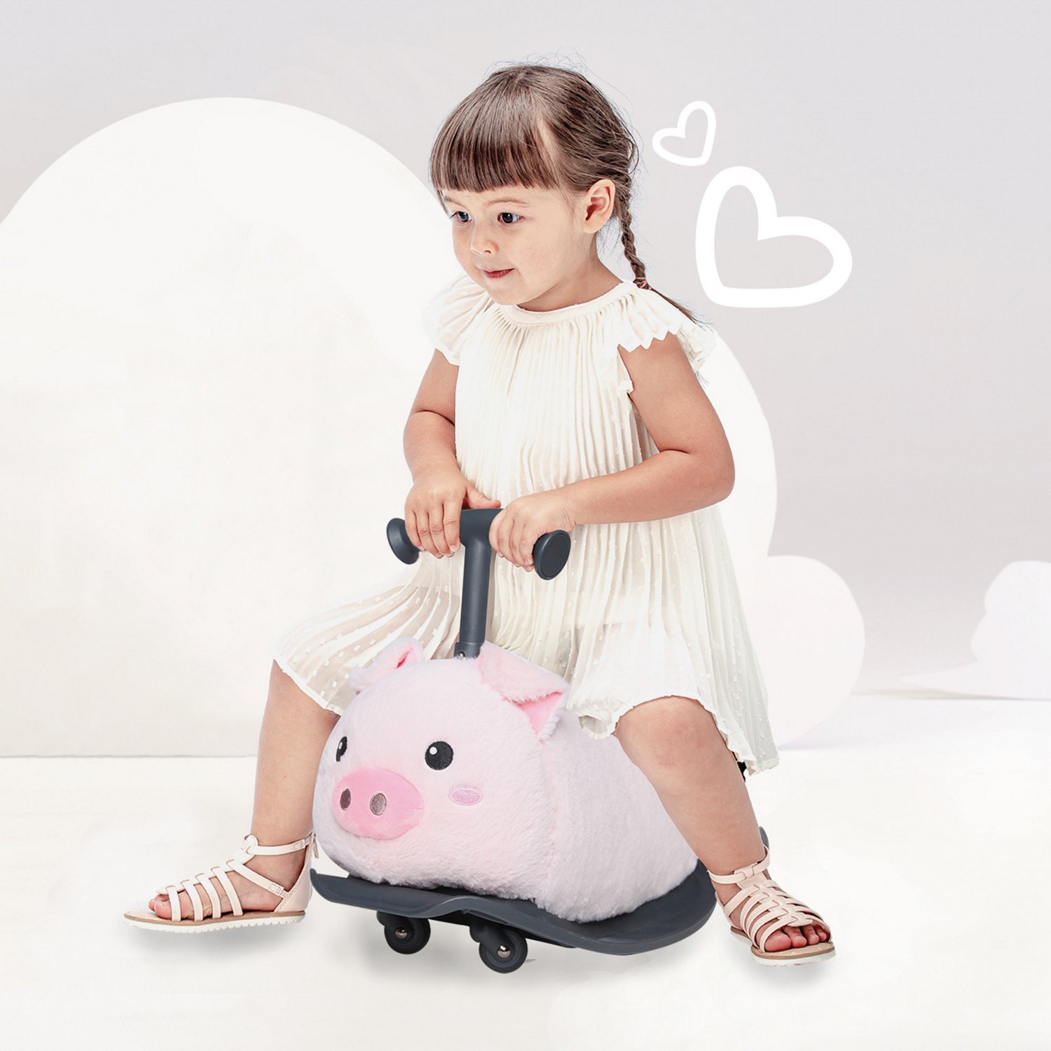 Yvolution Toddlers' My Buddy Wheels Pig Ride-On Toy                                                                              - view number 3