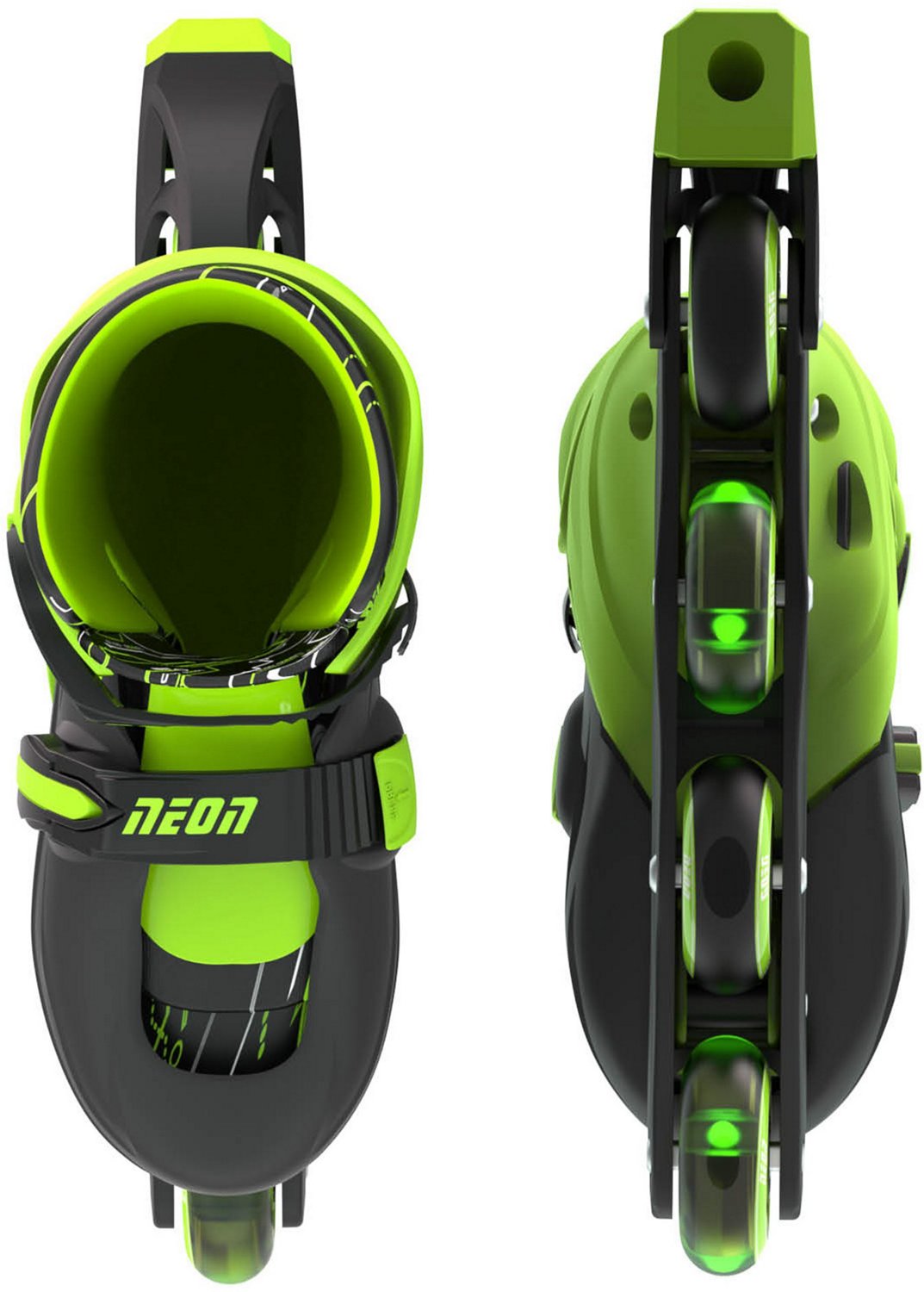 Yvolution Boys' Neon LED Adjustable In-Line Skates                                                                               - view number 3