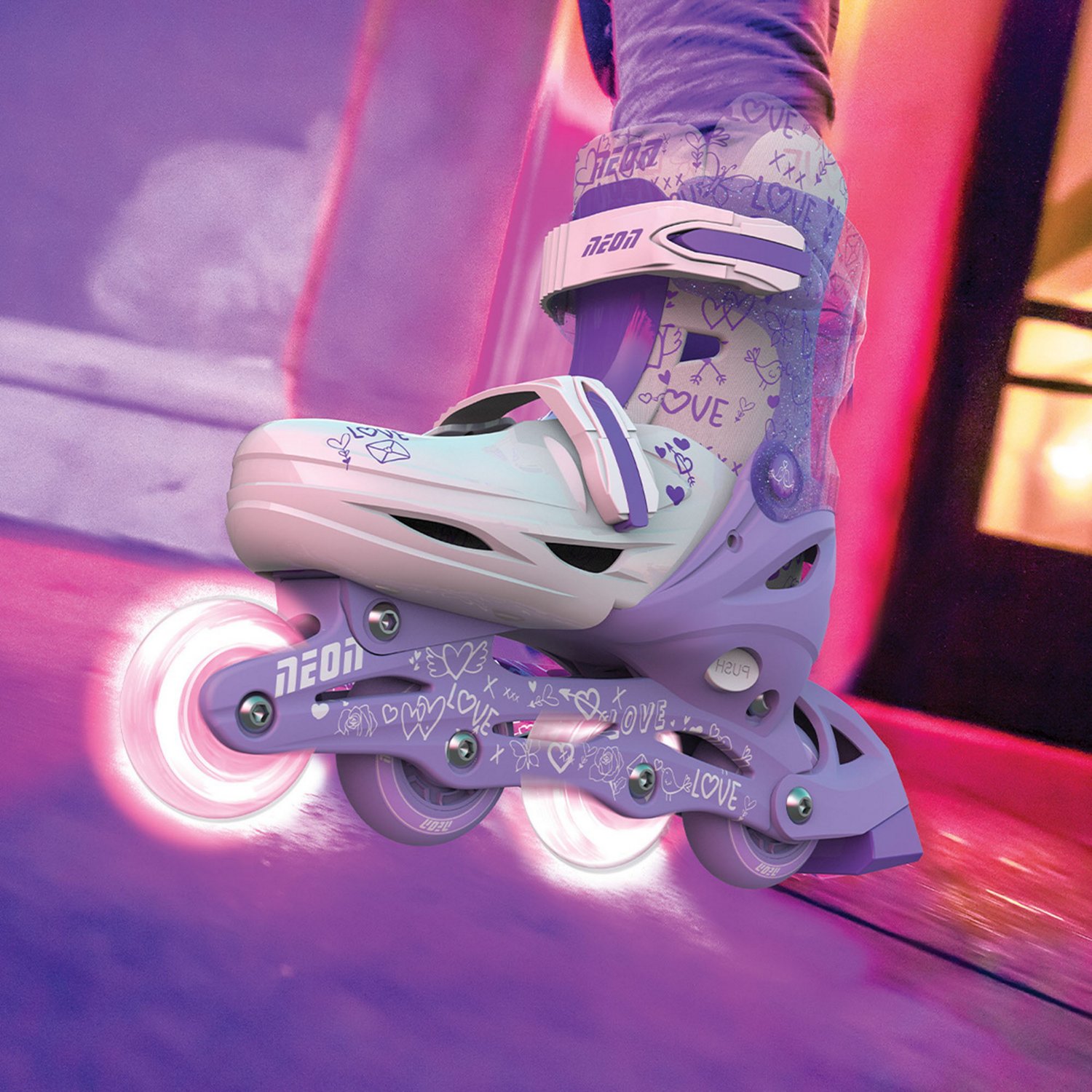 Yvolution Girls' Neon Combo Adjustable Skates - view number 5