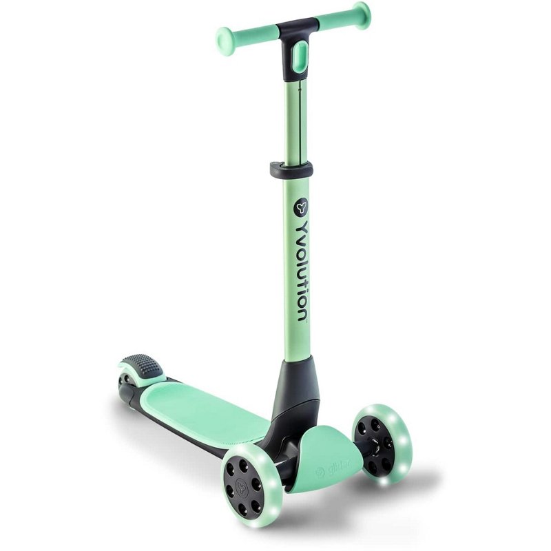 Yvolution Kids' Nua LED Scooter, Green