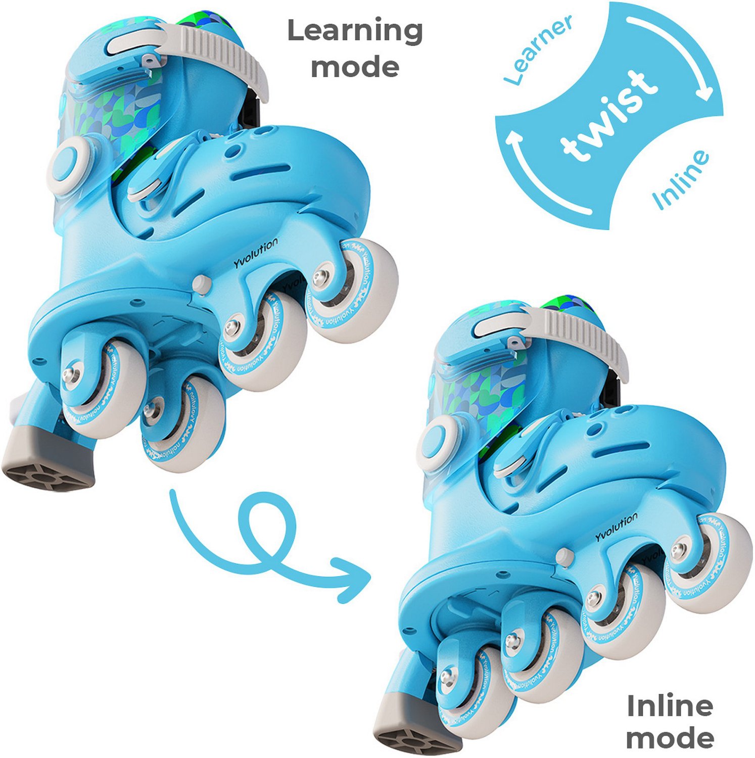 Yvolution Kids' Twista Adjustable Skates - view number 2