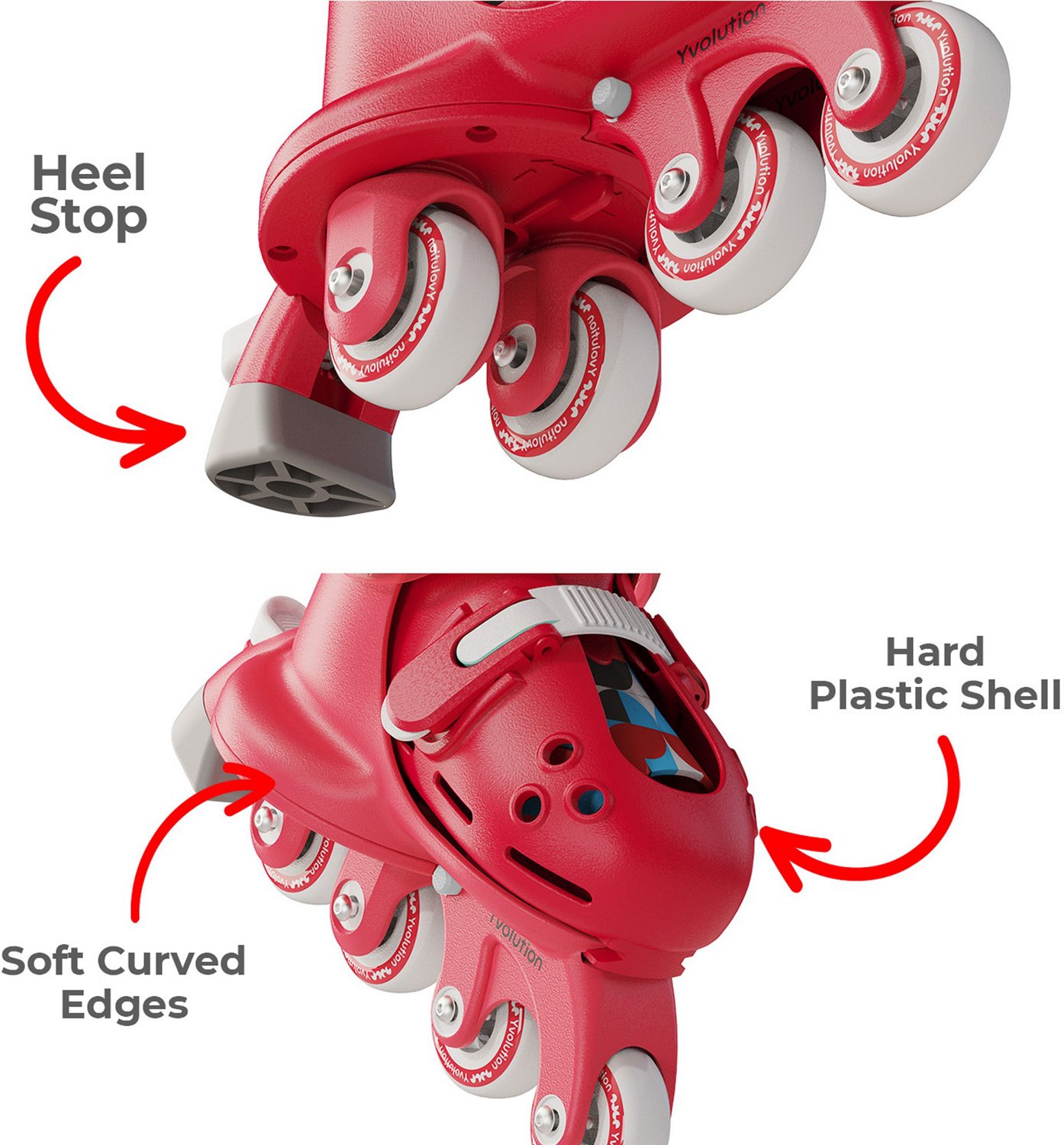Yvolution Kids' Twista Adjustable Skates - view number 5