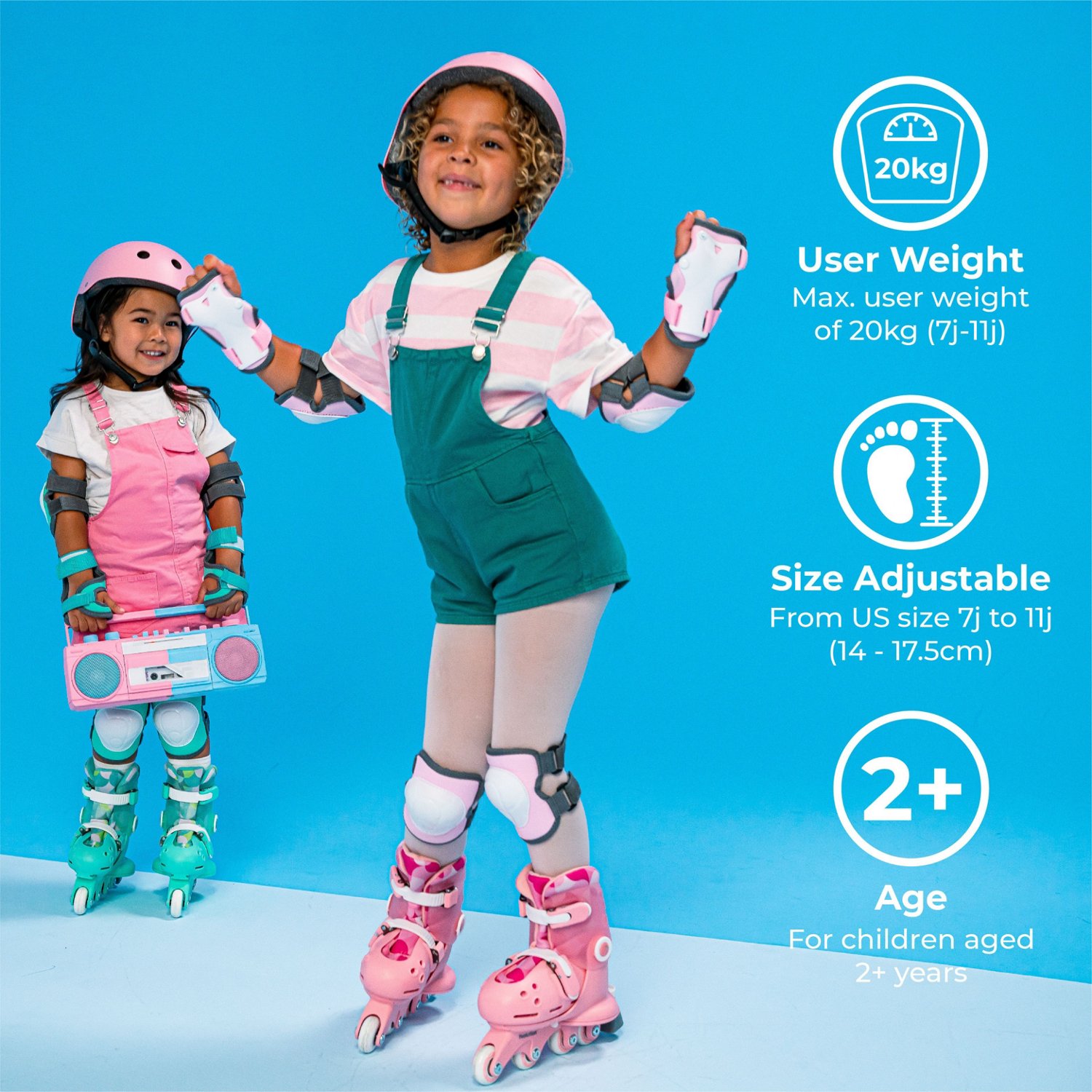 Yvolution Girls' Twista 2-in 1 Adjustable Inline Skates - view number 7