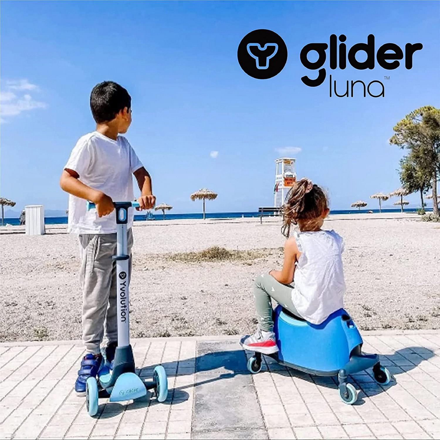 Yvolution Kids' Glider Luna 5-in-1 Ride-On Scooter                                                                               - view number 8