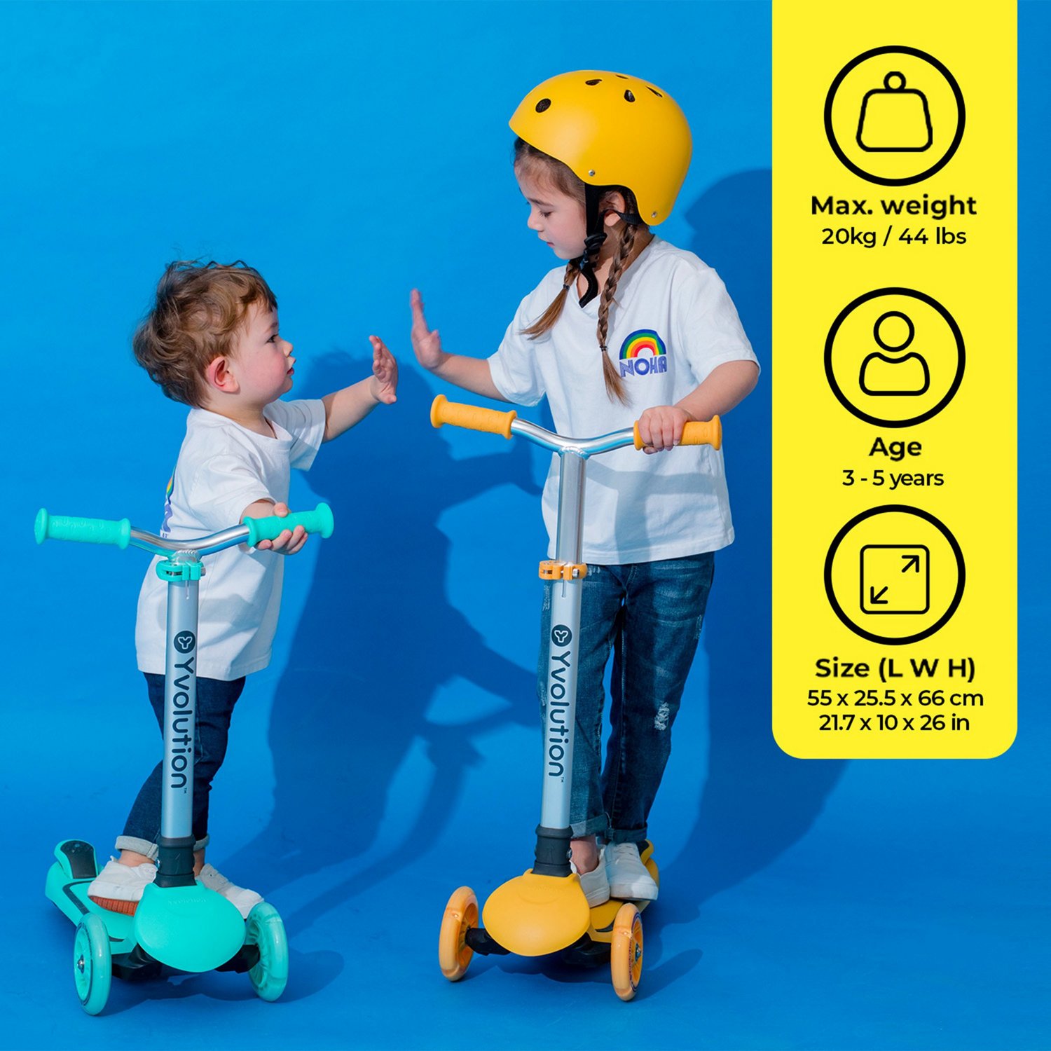 Yvolution Kids' Glider Air Scooter Academy