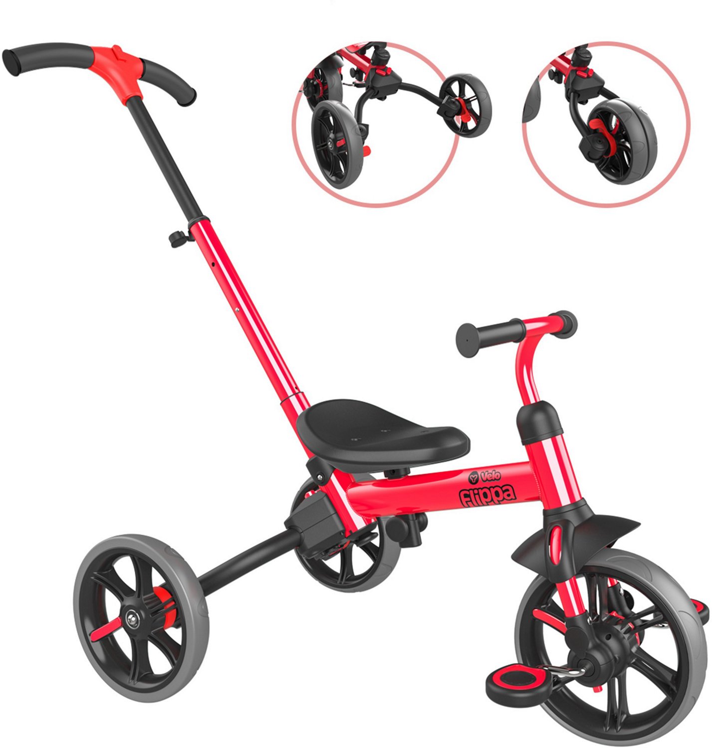 Yvolution Toddlers' Velo Flippa 4-in-1 Trike to Balance Bike